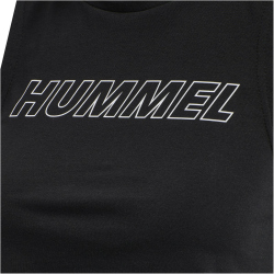 2er Pack hummel hmlTE CALI Cropped Tanktop black/white driftwood L