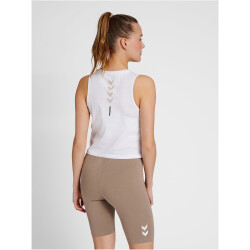 2er Pack hummel hmlTE CALI Cropped Tanktop black/white driftwood XS