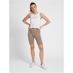 2er Pack hummel hmlTE CALI Cropped Tanktop black/white driftwood XS