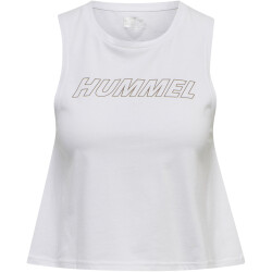 2er Pack hummel hmlTE CALI Cropped Tanktop black/white driftwood XS