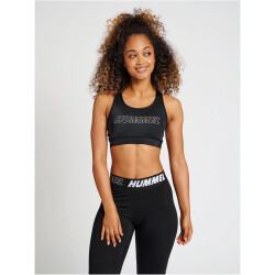2er Pack hummel hmlTE TOLA Sport-BH black/driftwood S