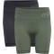 2er Pack hummel hmlTE CHRISTEL Seamless Shorts black/lily pad L