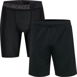 hummel hmlTE TOPAZ Trainingsshorts Set black/black XXL
