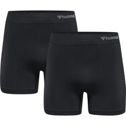 2er Pack hummel hmlJACK Seamless Boxershorts black/black XL