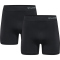 2er Pack hummel hmlJACK Seamless Boxershorts black/black XL