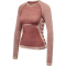 hummel hmlCLEA Seamless langarm Funktionsshirt Damen withered rose/rose tan melange L