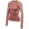 hummel hmlCLEA Seamless langarm Funktionsshirt Damen withered rose/rose tan melange XS
