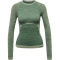 hummel hmlCLEA Seamless langarm Funktionsshirt Damen laurel wreath/lily pad melange L