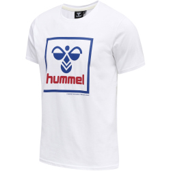 hummel hmlISAM 2.0 T-Shirt Herren white/blue/red M
