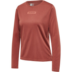 hummel hmlTE TOLA Mesh langarm Fitnesshirt Damen apple...