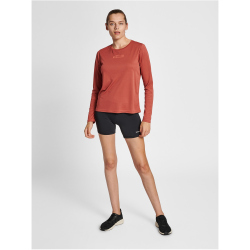 hummel hmlTE TOLA Mesh langarm Fitnesshirt Damen apple butter M