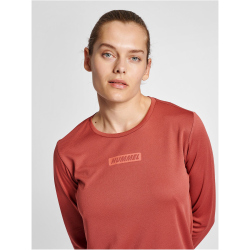 hummel hmlTE TOLA Mesh langarm Fitnesshirt Damen apple butter M