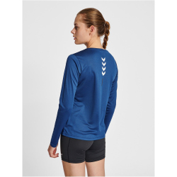 hummel hmlTE TOLA Mesh langarm Fitnesshirt Damen insignia blue M