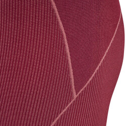 hummel hmlTE CHRISTEL Seamless Mid Waist Tights Damen cabernet/apple butter melange M