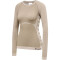 hummel hmlCLEA Seamless langarm Funktionsshirt Damen chateau gray/driftwood melange M