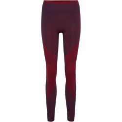 hummel hmlMT ALY Seamless High-Waist Tights Damen insignia blue/cabernet melange L