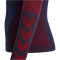 hummel hmlMT ALY Seamless Funktionsshirt Damen insignia blue/cabernet melange L
