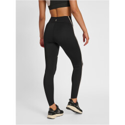hummel hmlMT RIGA High-Waist Tights Damen black/chateau grey L