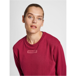hummel hmlTE Element Sweatshirt Damen cabernet L