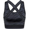 hummel hmlMT SAGA Seamless Sport-Top Damen black/asphalt melange XS