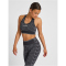 hummel hmlMT SAGA Seamless Sport-Top Damen black/asphalt melange XS