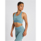 hummel hmlMT SAGA Seamless Sport-Top Damen north atlantic/blue surf melan XS