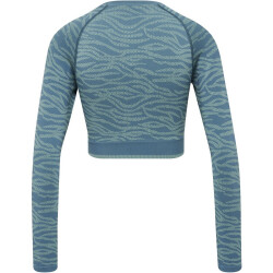 hummel hmlMT SAGA Seamless cropped Langarmshirt Damen...
