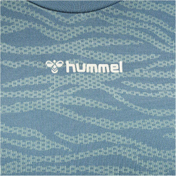 hummel hmlMT SAGA Seamless cropped Langarmshirt Damen north atlantic/blue surf melan XL