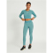 hummel hmlMT SAGA Seamless cropped Langarmshirt Damen north atlantic/blue surf melan XL