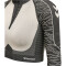 hummel hmlMT MILA 1/2-Zip Seamless cropped Sport-Top Damen black/chateau grey M
