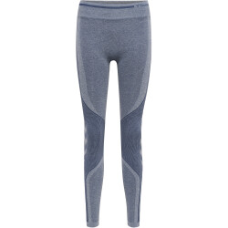 hummel hmlMT LULU Seamless Scrunch Tights Damen insignia blue melange L