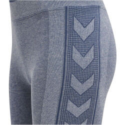 hummel hmlMT LULU Seamless Scrunch Tights Damen insignia blue melange L