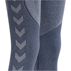 hummel hmlMT LULU Seamless Scrunch Tights Damen insignia blue melange L