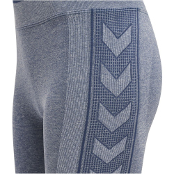 hummel hmlMT LULU Seamless Scrunch Tights Damen insignia blue melange M
