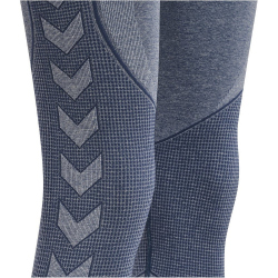 hummel hmlMT LULU Seamless Scrunch Tights Damen insignia blue melange M