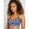 hummel hmlMT LULU Seamless Scrunch Sport-BH Damen insignia blue melange S