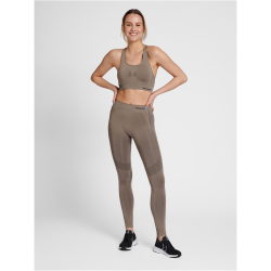 hummel hmlSHAPING Seamless Mid Waist Tights Damen driftwood XS