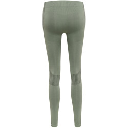 hummel hmlSHAPING Seamless Mid Waist Tights Damen lily pad M