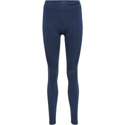 hummel hmlSHAPING Seamless Mid Waist Tights Damen insignia blue M
