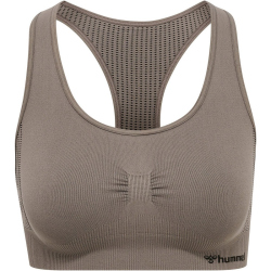 hummel hmlSHAPING Seamless Sport-Top Damen driftwood XS