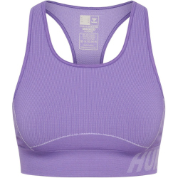 hummel hmlTE CHRISTEL Seamless Sport-Top Damen paisley purple/lavender melange XS