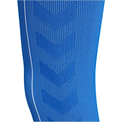 hummel hmlTE CHRISTEL Seamless Mid Waist Tights Damen placid blue/lapis blue melange L