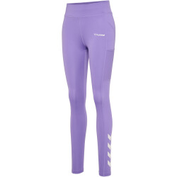 hummel hmlMT CHIPO Mid Waist Tights Damen paisley purple L