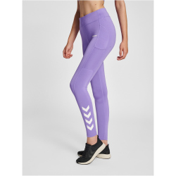 hummel hmlMT CHIPO Mid Waist Tights Damen paisley purple XS