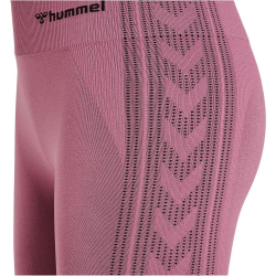 hummel hmlSHAPING Seamless Mid Waist Tights Damen heather rose XS