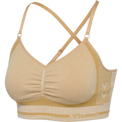 hummel hmlMT LULU Seamless Scrunch Sport-BH Damen curds...