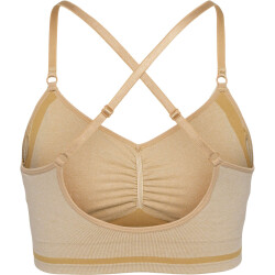 hummel hmlMT LULU Seamless Scrunch Sport-BH Damen curds...