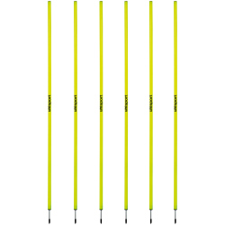 6er Pack uhlsport Slalomstange fluo gelb