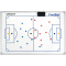 uhlsport Taktiktafel inkl. Magnet Spielers&auml;tze wei&szlig;