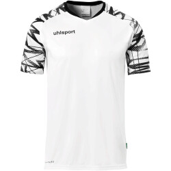 uhlsport Goal 25 kurzarm Trikot Kinder weiß/schwarz...